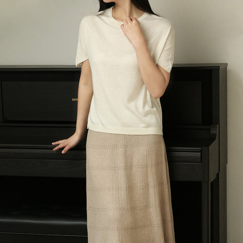 APCSHOP圆领套头打底衫半袖