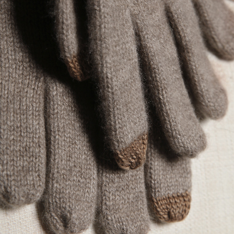 骑行apcshop男士纯山羊绒手套