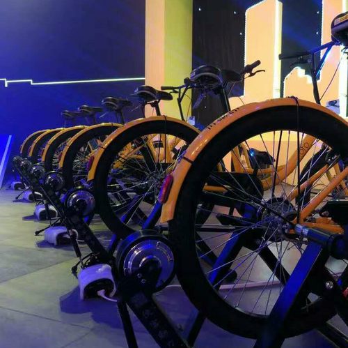 自行车发电机脚踏手摇单车