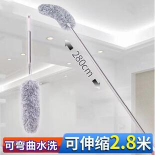 新品 家用静电除尘鸡毛掸子可伸缩扫灰神器无纺布清洁除尘掸刷