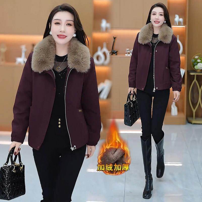 香港代购加绒加厚短款外套女冬季新款显瘦保暖休闲百搭棉袄上衣潮