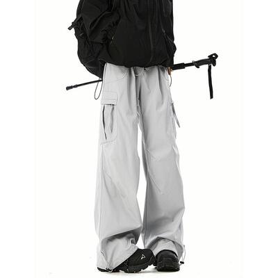 it neith BIAS潮牌户外机能冲锋裤男秋季宽松三防防水伞兵工装裤