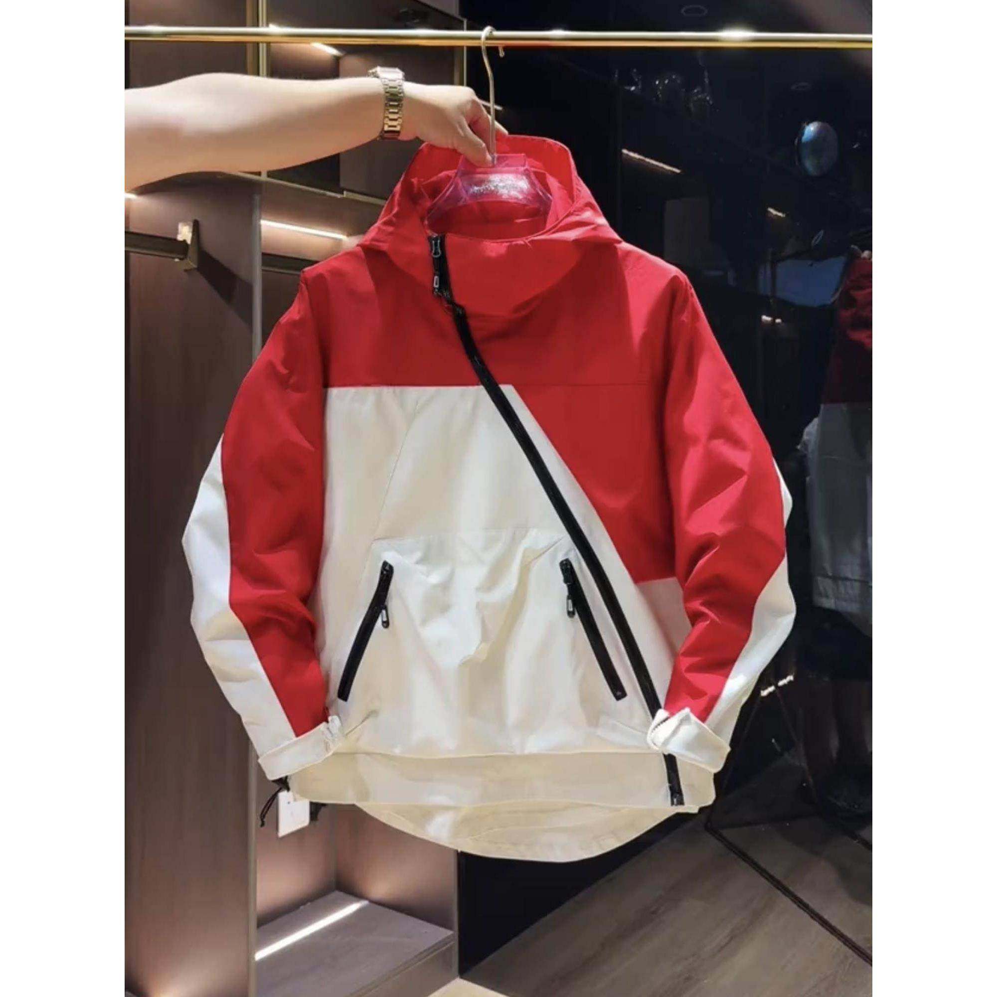 Mostarsea~秋季斜拉炼连帽工装大口袋纯色外套男百搭宽松防风夹克,男装,大码上装,淘宝优惠券,粉丝福利购,淘宝优惠卷