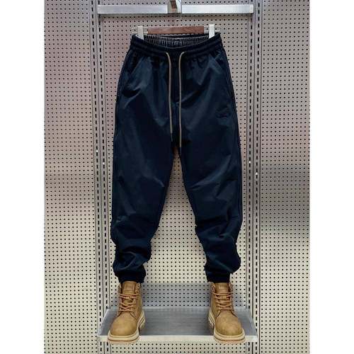 Mostarsea~穿出时尚感！工装裤男束脚宽松百搭纯色潮牌帅气休闲裤