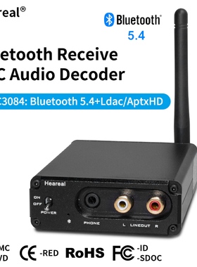 Bluetooth Receiver DAC Decoder