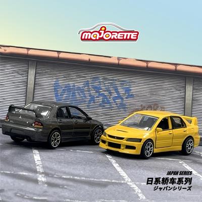 Majorette美捷轮日系三菱evo9思域typeR日产GTR进口合金车模以上