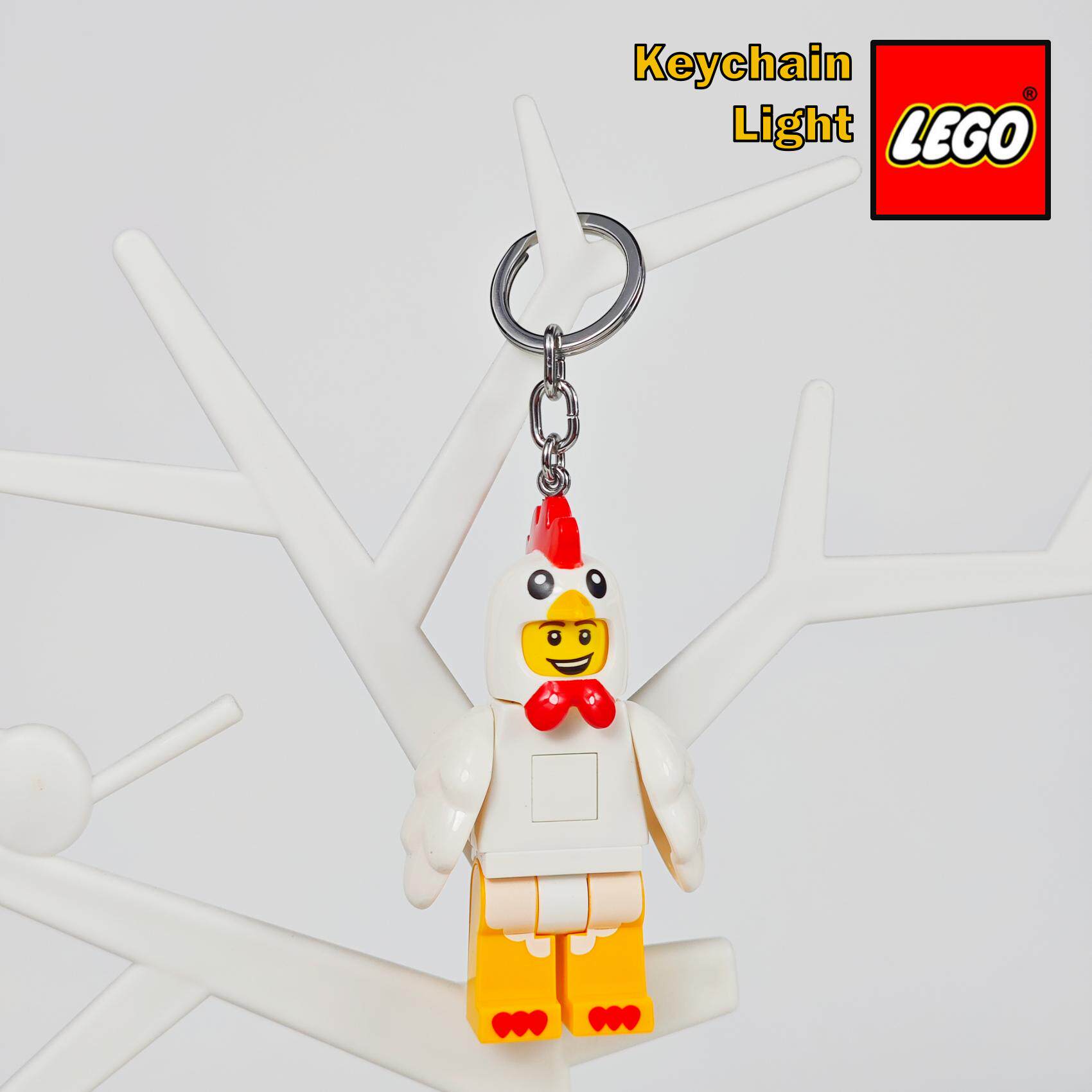 正品LEGO乐高乐园同款公鸡人发光挂件钥匙扣小挂件可爱治愈礼物