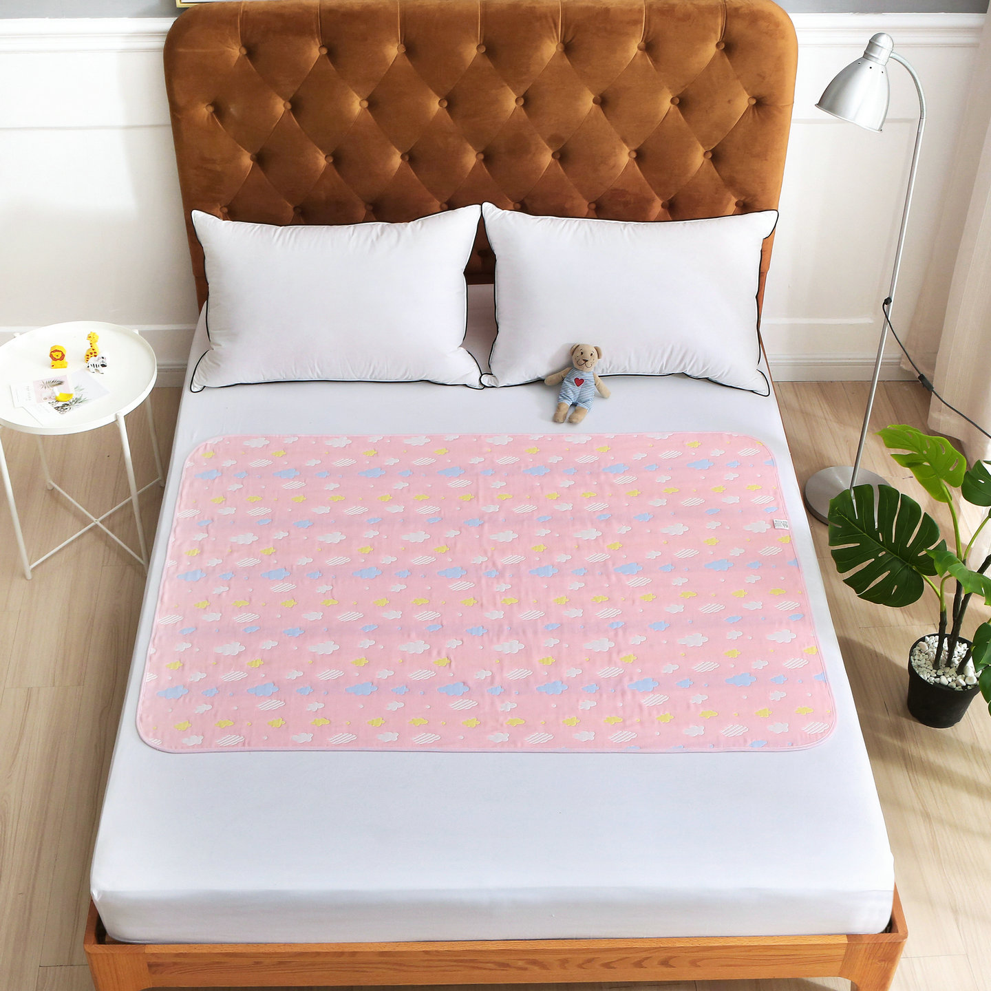 纯棉纱布隔尿垫婴儿防水可洗大号儿童透气宝宝秋冬大尺寸床单超大