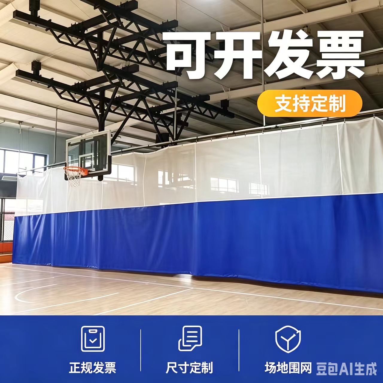 辉曼霸球场围网拉幕网