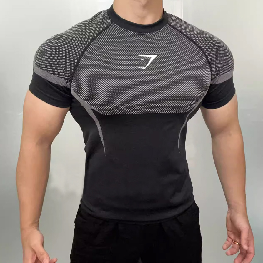 美式新款运动跑步休闲短袖T恤训