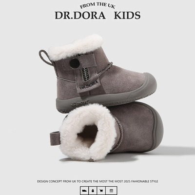 DR.DORA设计师品牌冬季加绒棉靴