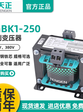 天正TGBK1-250VA隔离机床控制变压器交流380 220变220 110 36 24V
