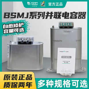 低压无功补偿并联电力电容器450V 0.45三相自愈式 TENGEN天正 BSMJ