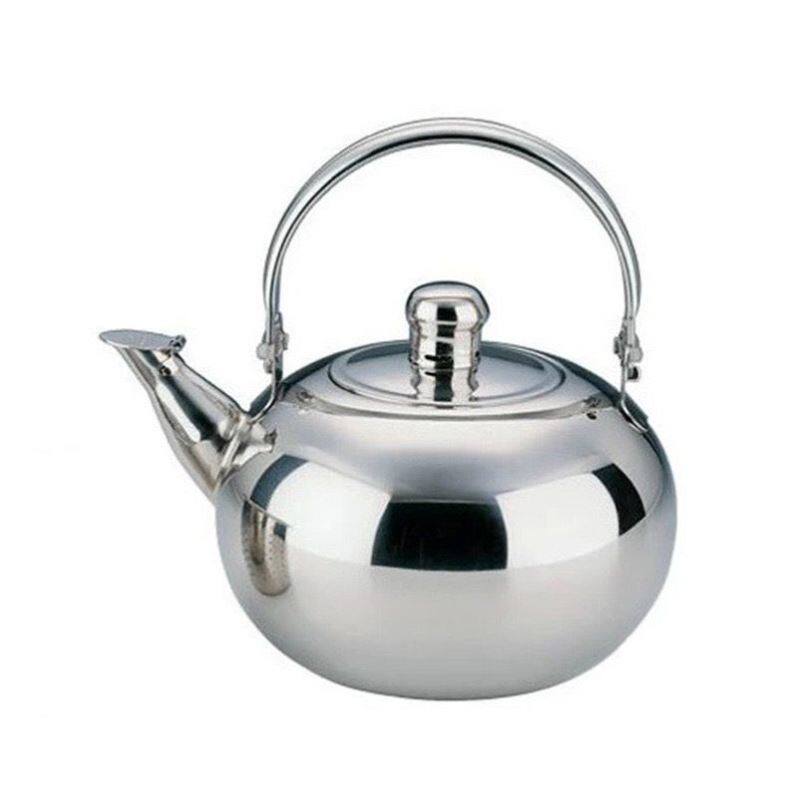 不锈钢茶壶泡茶壶玲珑壶带滤网餐厅酒店饭店用水壶家用黄酒壶