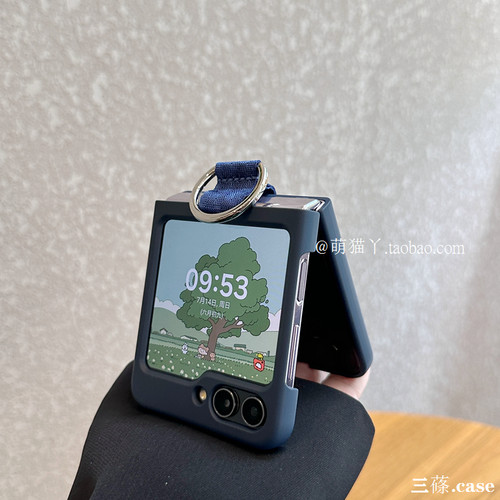 适用三星zflip6手机壳指环扣