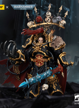 暗源JOYTOY 战锤40K 1/18 黑色军团 魔剑荷鲁斯之爪 掠夺者阿巴顿
