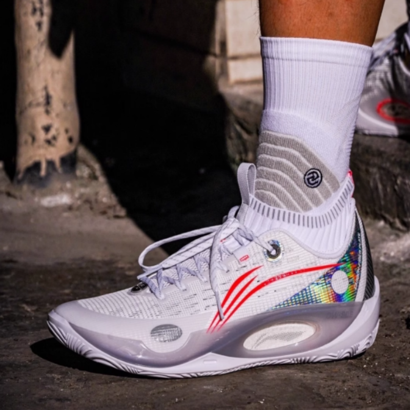 李宁 韦德之道 808 ultra 男子舒适减震实战篮球鞋 ABPS063-4-3