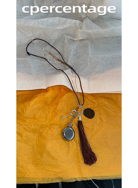 c percentage 原创设计咖啡马天尼多功能项链女复古小众锁骨链潮