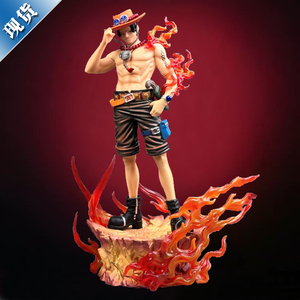 海贼王梦幻压帽火焰艾斯手办动漫展周边潮玩模型男生生日礼物摆件