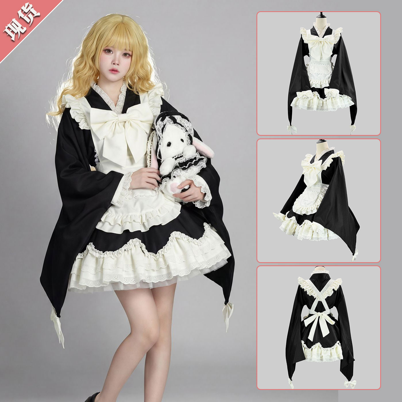 日系和风Lolita裙洛丽塔软妹洋装可爱女仆装cos女佣cosplay演出服