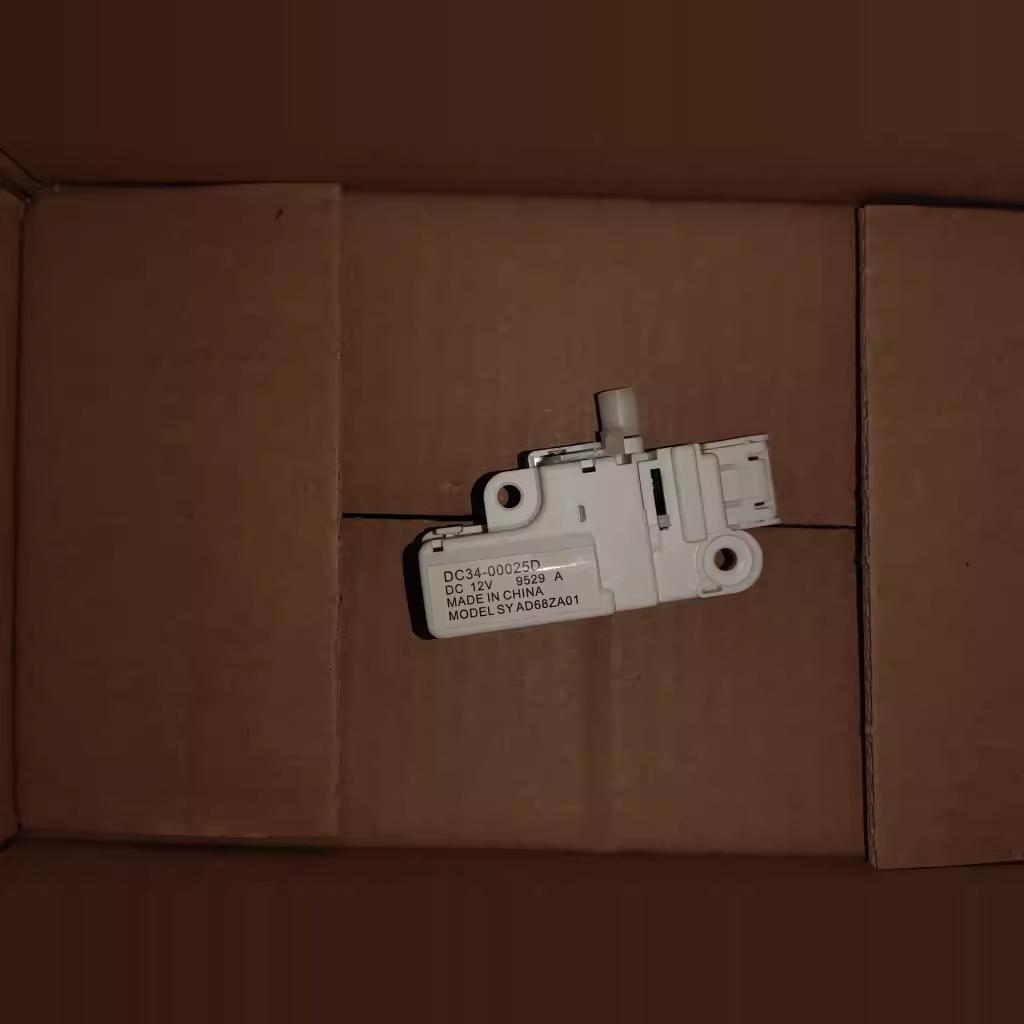 三星滚筒洗衣机副门锁DC34-00025D碟窗小门开关WW90K7415OW/SC OX