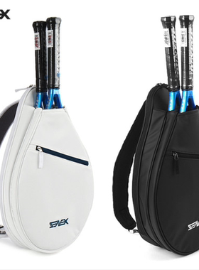 韩国代购SENEX网球网球羽毛球运动球拍包拼接拉链多层斜挎背包