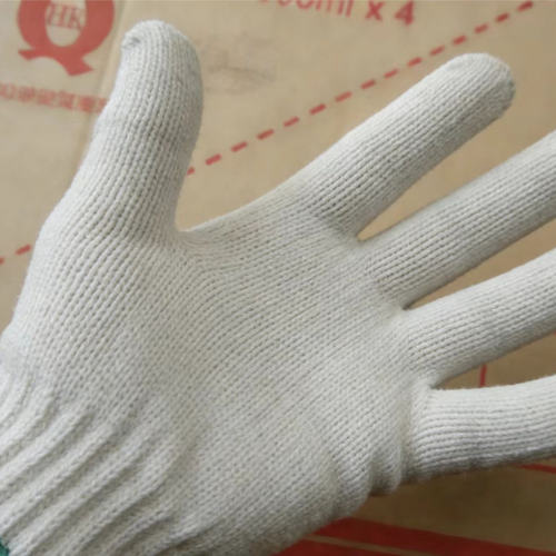 450克本白棉纱劳保防滑手套