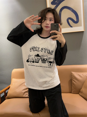 hellokitty睡衣春秋季长袖纯棉女