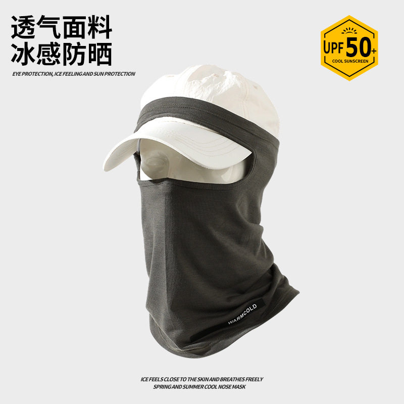 冰丝防晒头套面罩男女款透气户外图片
