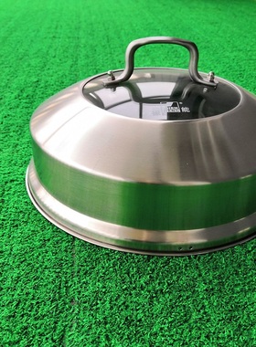 锅盖家用透明钢化玻璃盖不锈钢炒菜蒸锅炒锅配件26/28/30/32cm