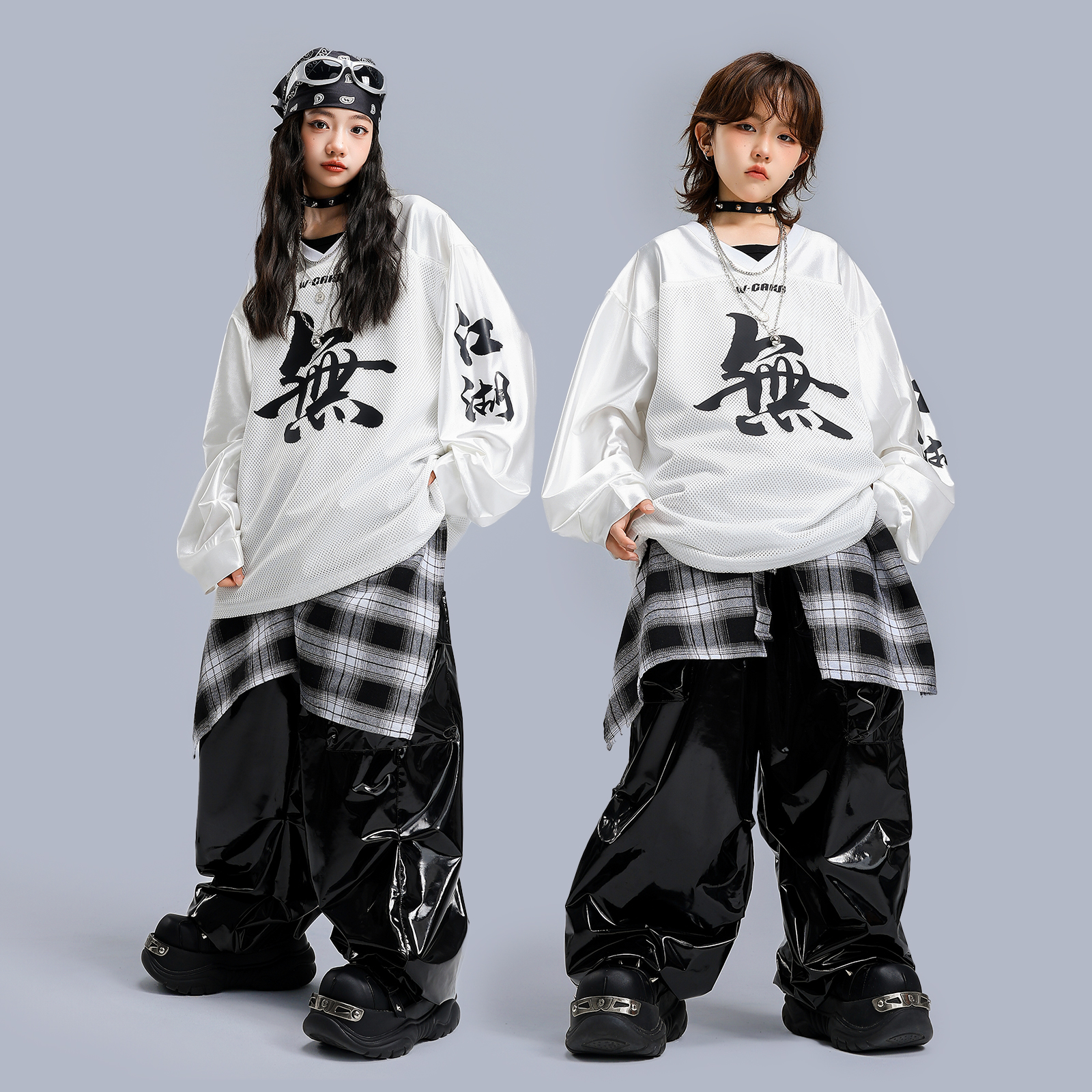 男女童潮酷儿童宽松街舞练功服