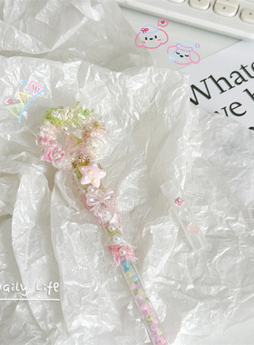 春夏新品桃桃乌龙花环铃兰铃铛流沙笔刀精致手账开箱美工刀可替换