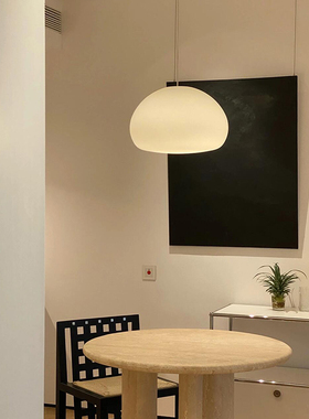 丹麦Fluid流光玻璃云朵吊灯奶油风餐厅餐桌灯法式中古卧室床头灯