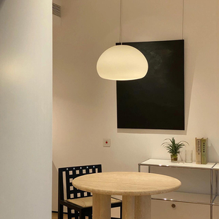 丹麦Fluid流光玻璃云朵吊灯奶油风餐厅餐桌灯法式 中古卧室床头灯