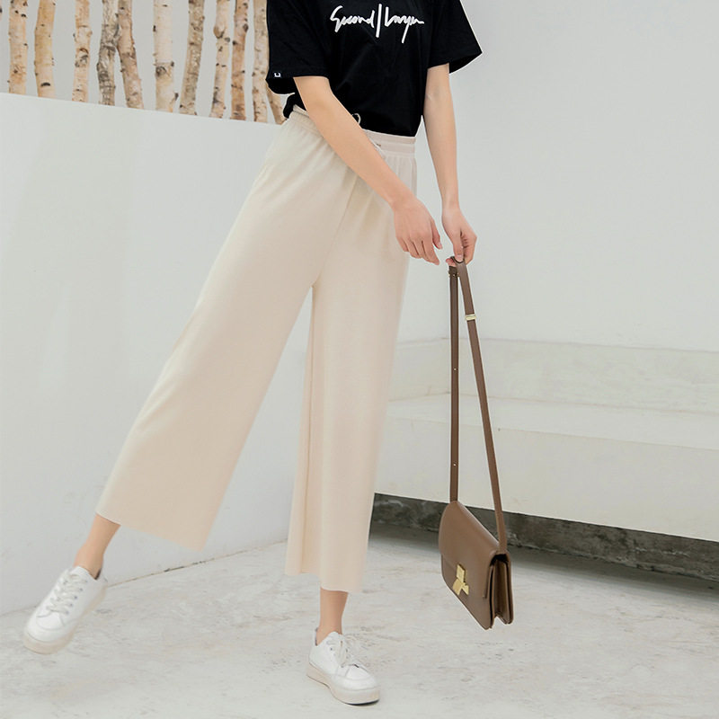 2019 summer women fashion wideleg pants夏直筒高腰宽松雪纺裤|ruв категории Женская одежда, брюки, брюки - от Buy2taobao.com для оказания профессиональной услуги покупки агента Taobao