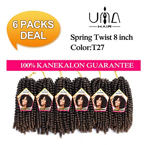Una Hair 6 Pieces Spring Twist Ombre Colors Crochet Braids S|msdalam kategori 纺织面料/辅料/配套, 纺织辅料, 其他纺织辅料 - dari Buy2taobao.com untuk memberikan perkhidmatan ejen Taobao profesional membeli