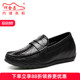 驾车鞋 何金昌内增高男鞋 商务休闲鞋 精品蛇皮皮鞋 男式 隐形增高鞋