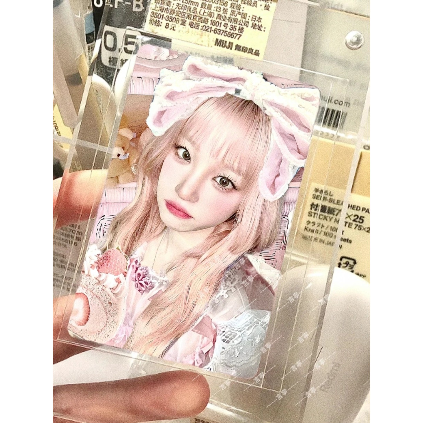 ins可爱草莓蛋糕宋雨琦3寸小卡爱豆追星周边拍立得同人小卡LOMO卡