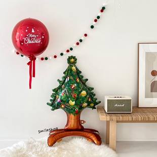 Christmas Holiday Tree BalloonFestive Balloons Foil Jumbo