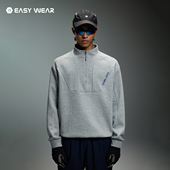 运动休闲套头上衣 男士 CH半高领空气层半拉链卫衣男2026春季 新品