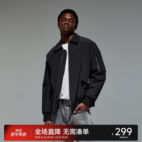 CH美式飞行夹克棉服外套