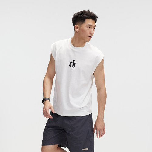 ChinismCAS凉感LOGO刺绣男士背心