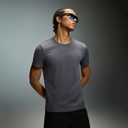 CH修身版撞色运动短袖T恤男