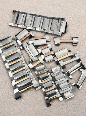 原装正品天骏2253L钨钢手表表链TANGIN天珺TW2253G钨钢男表带单节