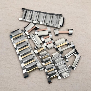 原装 天骏2253L钨钢手表表链TANGIN天珺TW2253G钨钢男表带单节 正品