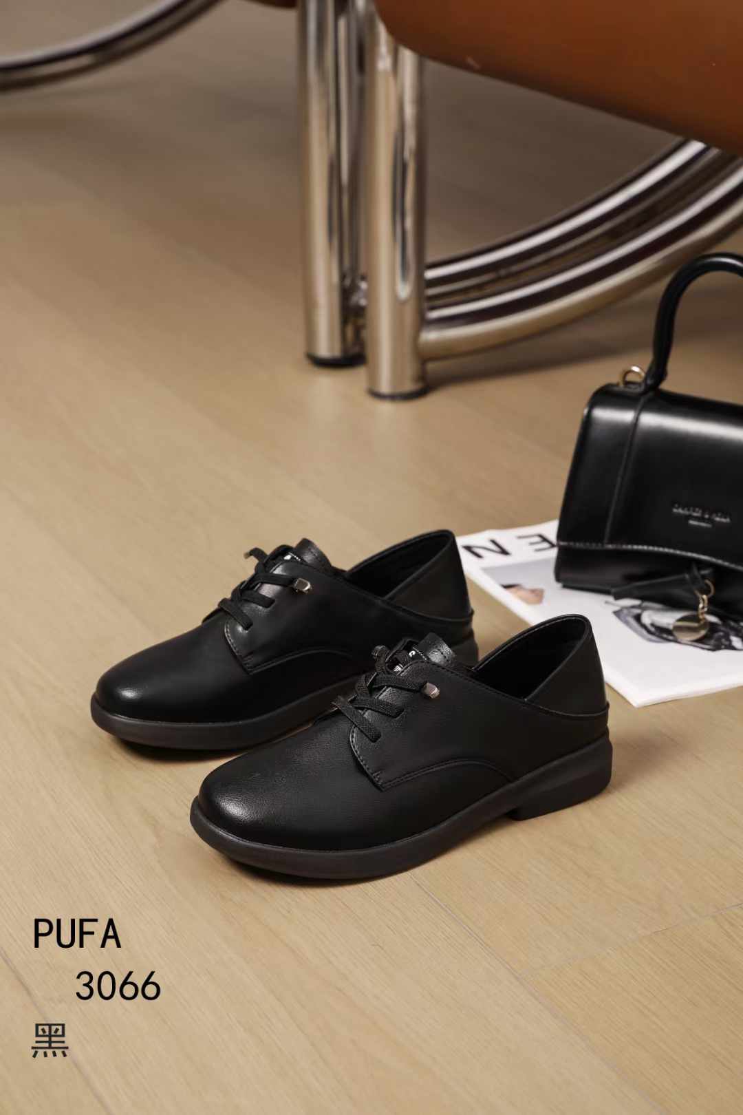 浦发轻便浅口秋简约单鞋小皮鞋