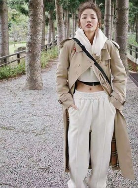 许路儿LUREHSU正品代购R201369选品系列:內刷毛连帽卫衣秋冬厚长T