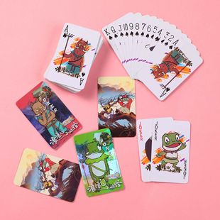 浪浪山小妖怪迷你扑克牌儿童益智亲子桌牌游戏可爱卡通扑克卡牌