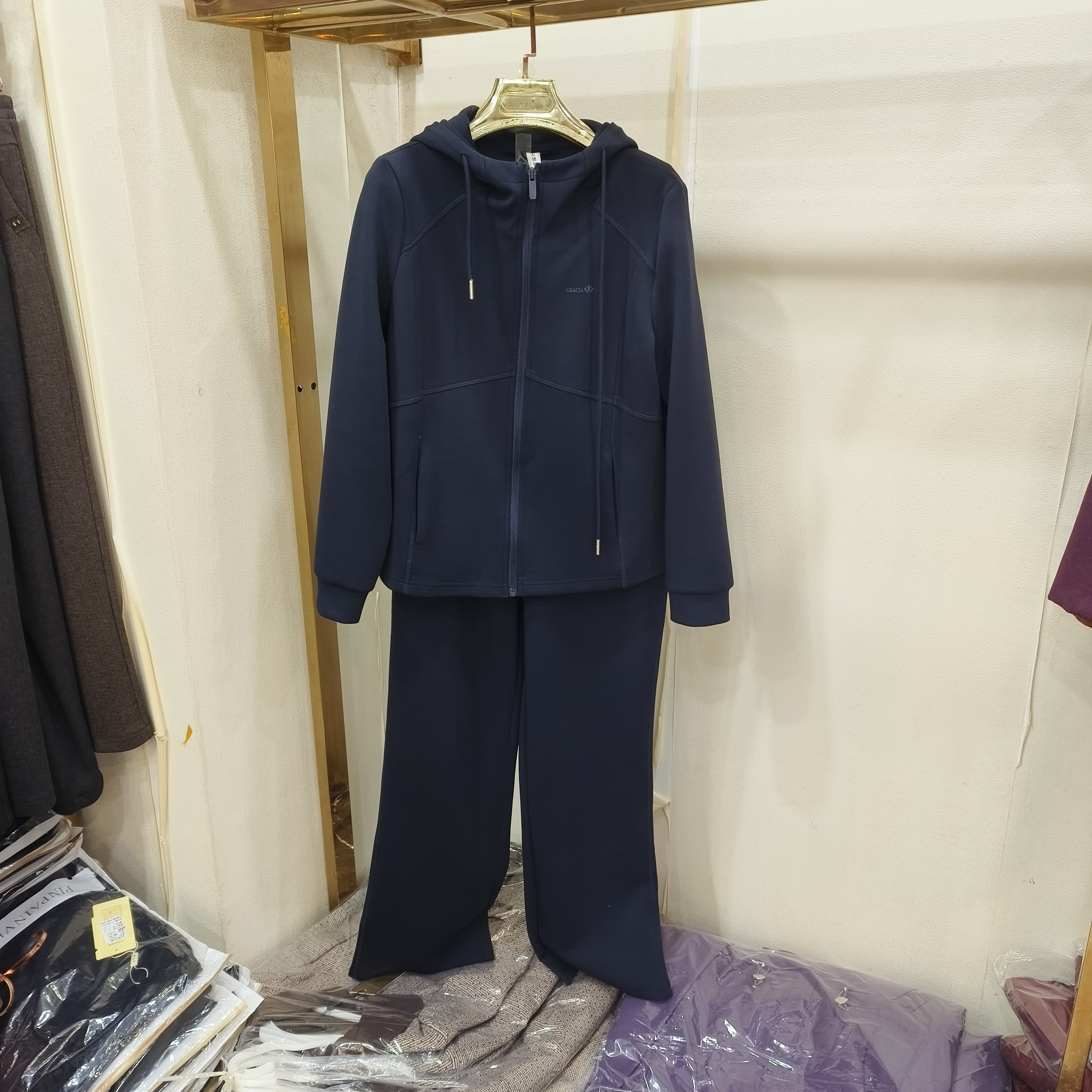 品牌8106显瘦百搭休闲运动套装女