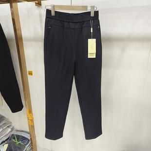 女 子5532新款 羽绒裤 加厚保暖防寒小脚直筒宽松中老年妈妈奶奶裤